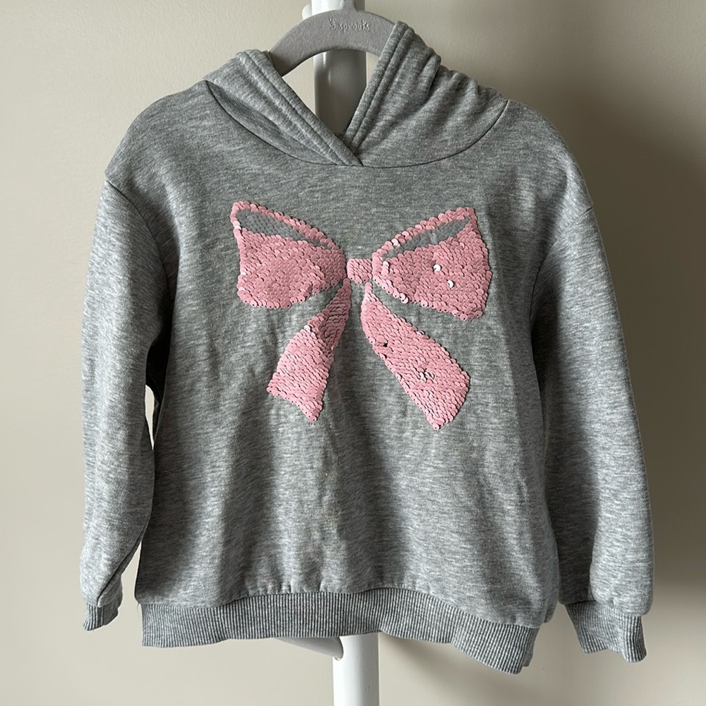 H&M Flip Sequins Hoodie 3-4 Years